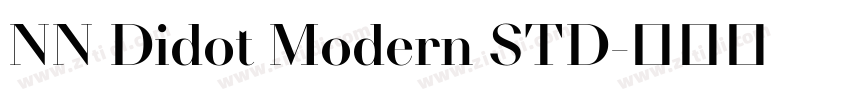 NN Didot Modern STD字体转换